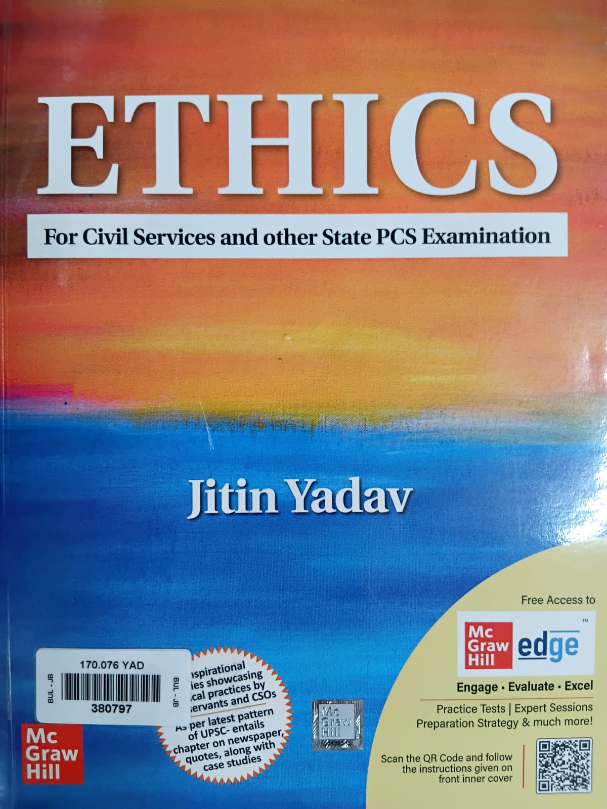Ethics for Civil Services by Jitin Yadav
